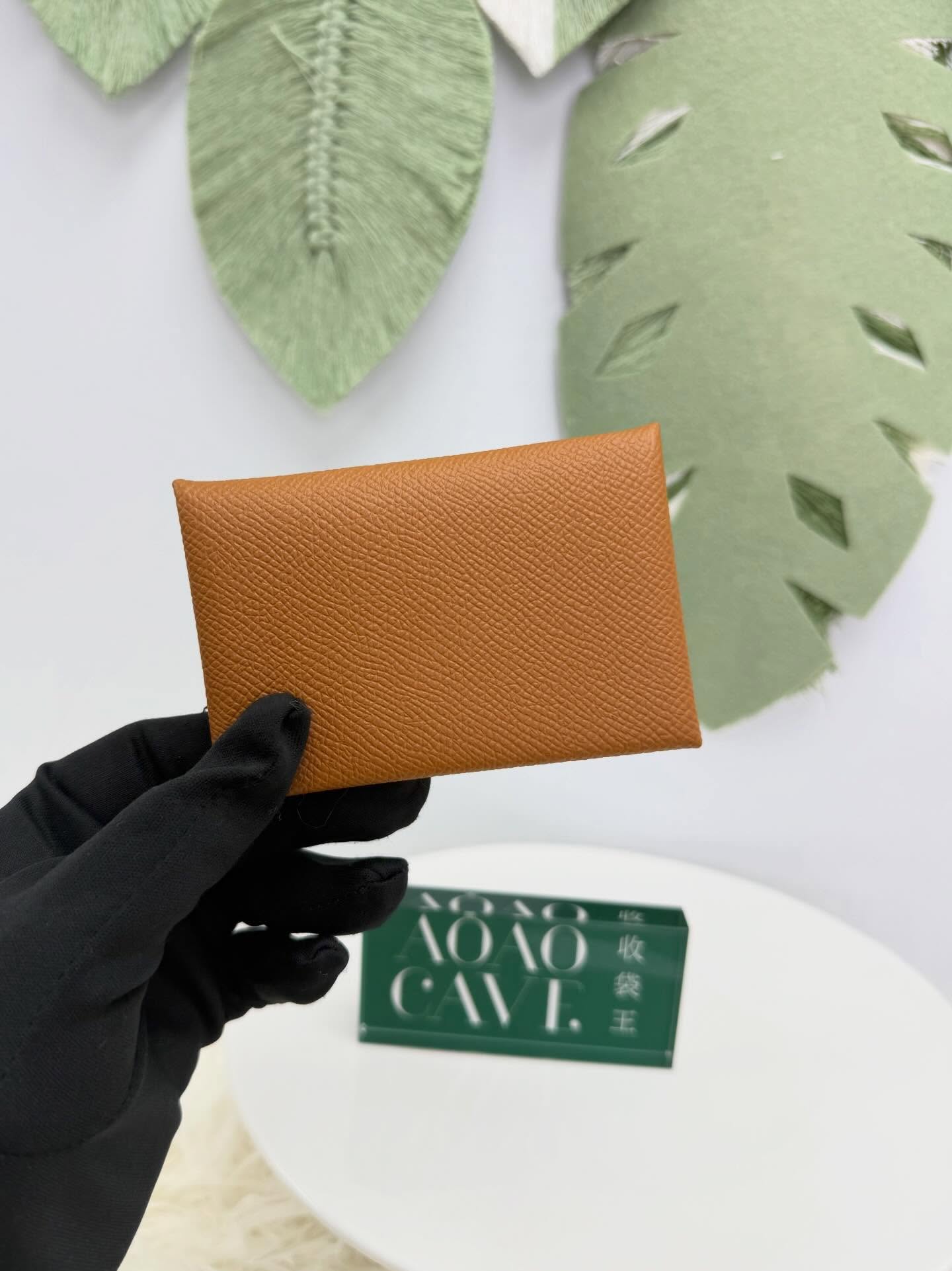 HERMES🤍PRE OWNED  對開釦式卡包🖤