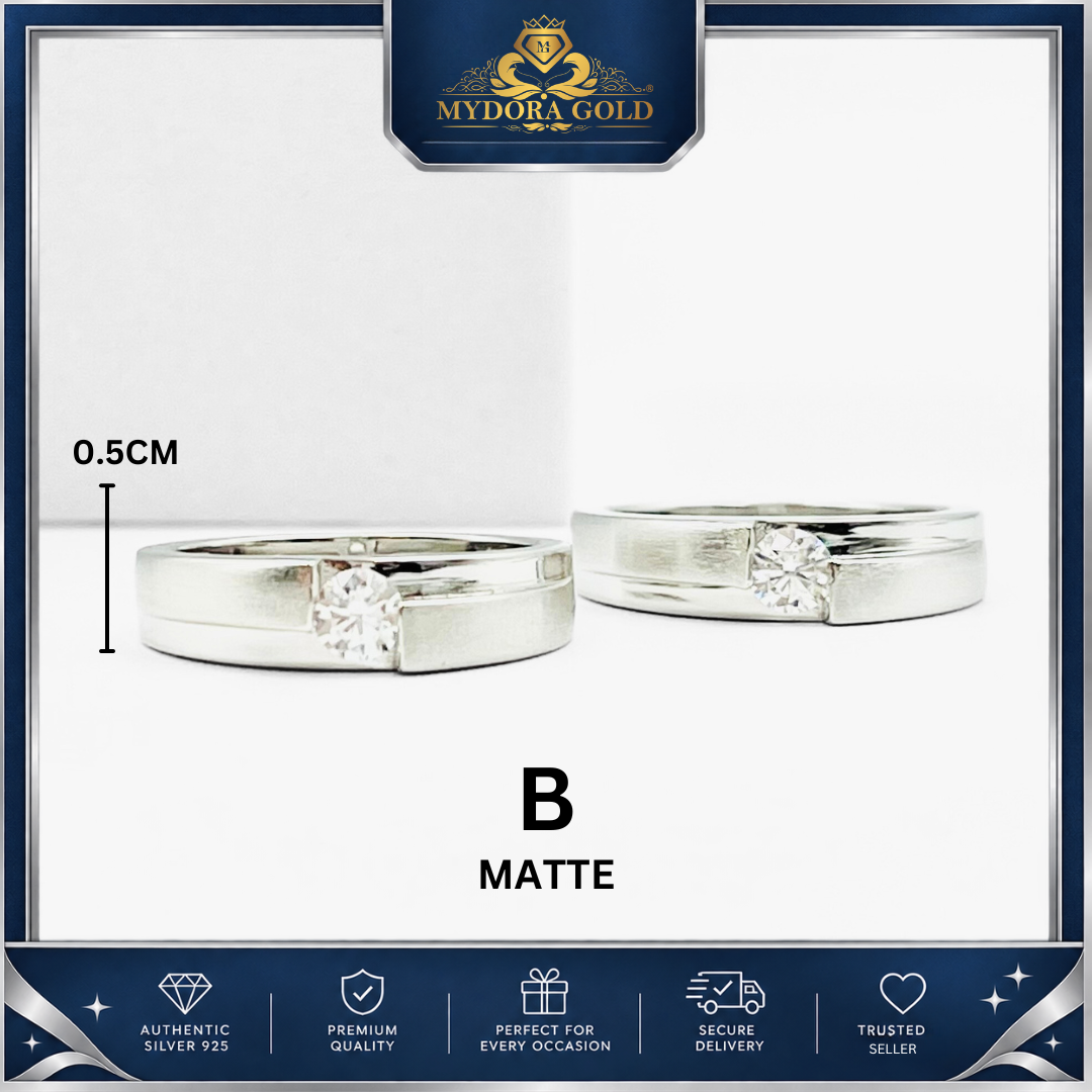 MYDORA 925 Silver Ring - Cincin Forever Line Collection