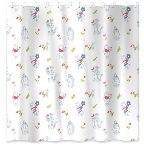 小熊維尼 PEVA浴簾 180X180cm