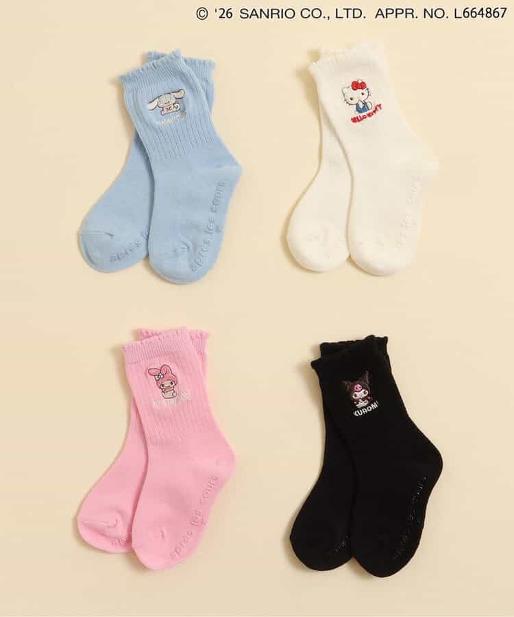 Sanrio Hello Kitty MyMelody兒童襪 4款可選