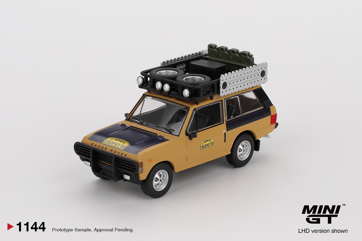 Mini GT 1/64 Range Rover 1981 Camel Trophy Sumatra C.Swoboda & K.Mentel Winner - MGT01144-L