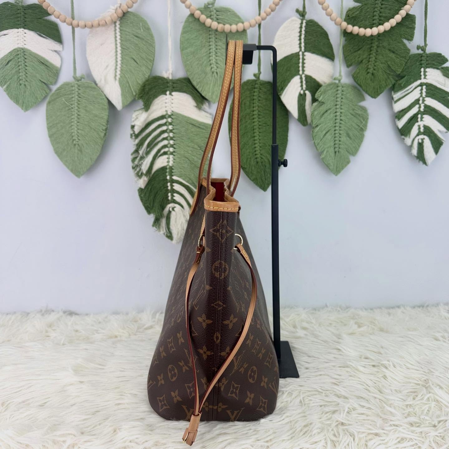 LV🤍PRE OWNED 經典老花NeverFull MM Size 手提單肩包🤎