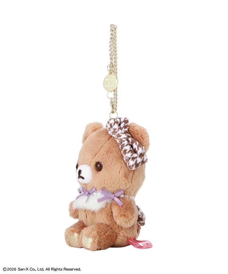 🎀【預訂】Maison de FLEUR × RILAKKUMA 茶小熊公仔掛飾