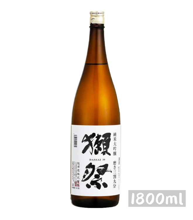獺祭 磨き 三割九分 純米大吟釀 1800mL 無盒 (1x12x1800ml)