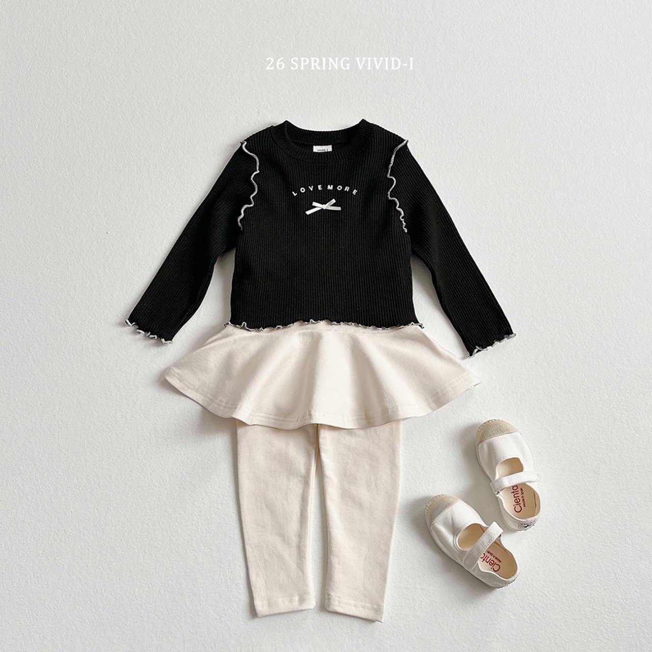 🌸預訂 韓國直送🌸🇰🇷VIVIDI三色絲帶花邊長袖上衣