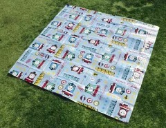 [現貨] [日本直送] THOMAS 小火車 ｜ 4-5人 地墊 ｜ 180×180cm {TF2409020}