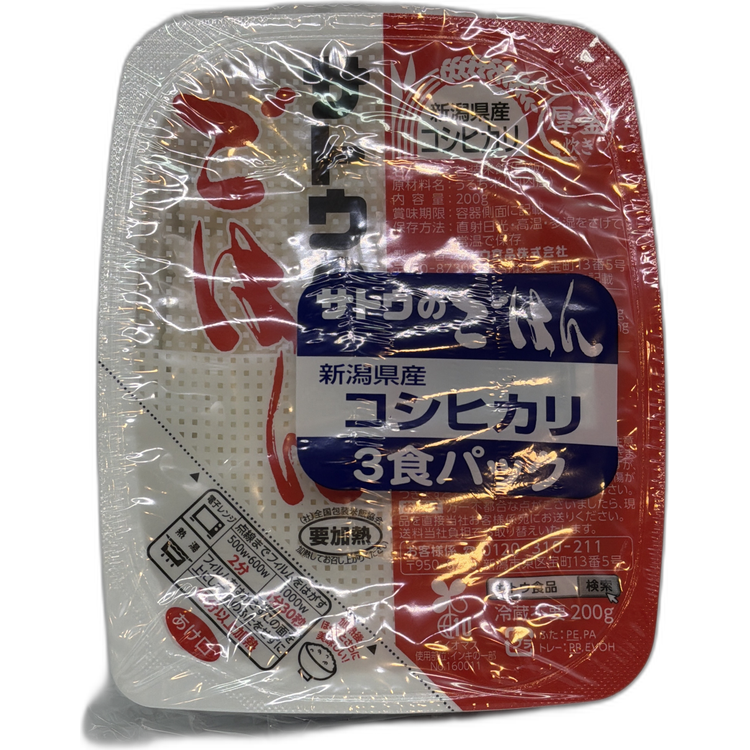 新潟縣產越光米即食飯 200g x3