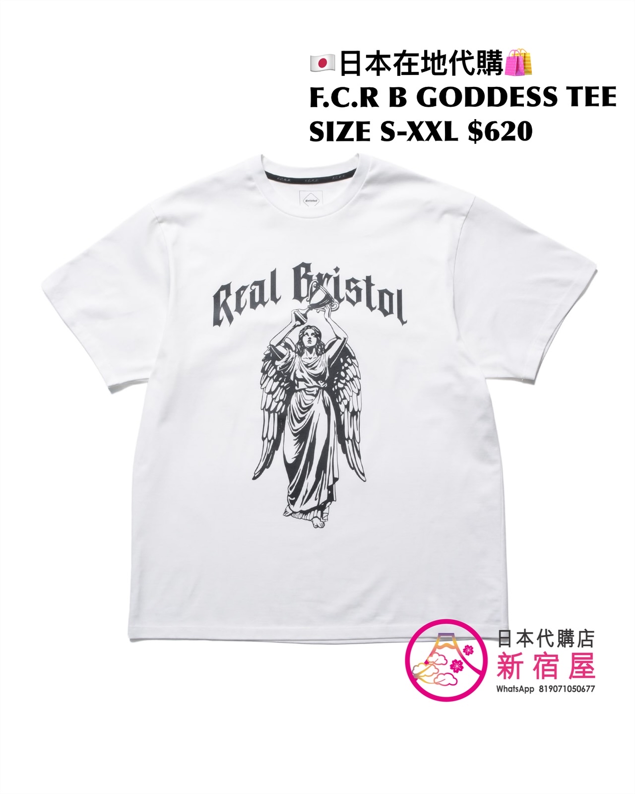F.C.REAL BRISTOL GODDESS TEE/ SPIRIT TEE/ SHADOW EMBLEM TEE/ 56STARS TEE 