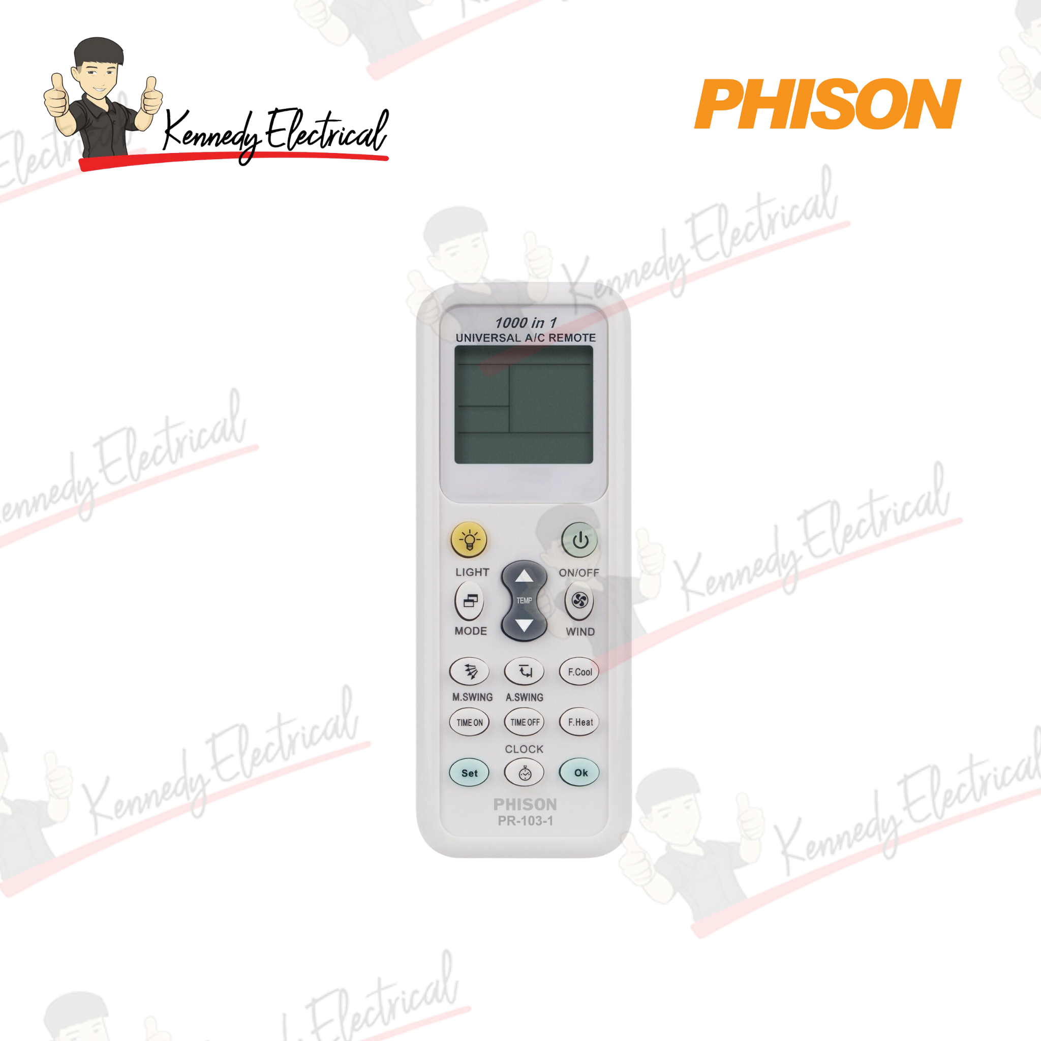 Phison Universal Aircon Remote Control (PR-103-1)