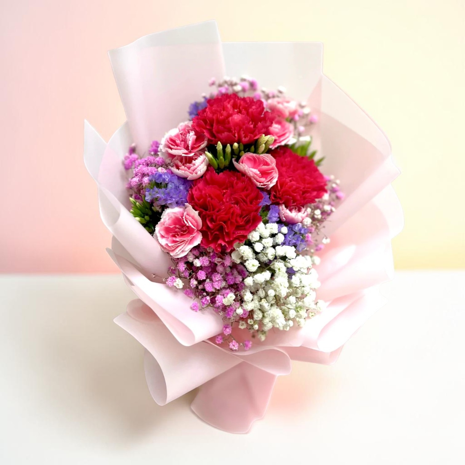 👉🏻鮮👈🏻桃紅康乃馨 3支 5支丨母親節花束丨桃紅色花束丨康乃馨花束