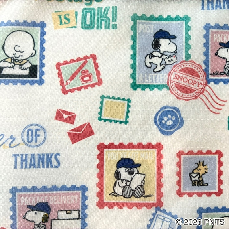 🌸 【預訂】Three-Zip Pouch - 日本郵便局xPeanuts 配達員系列