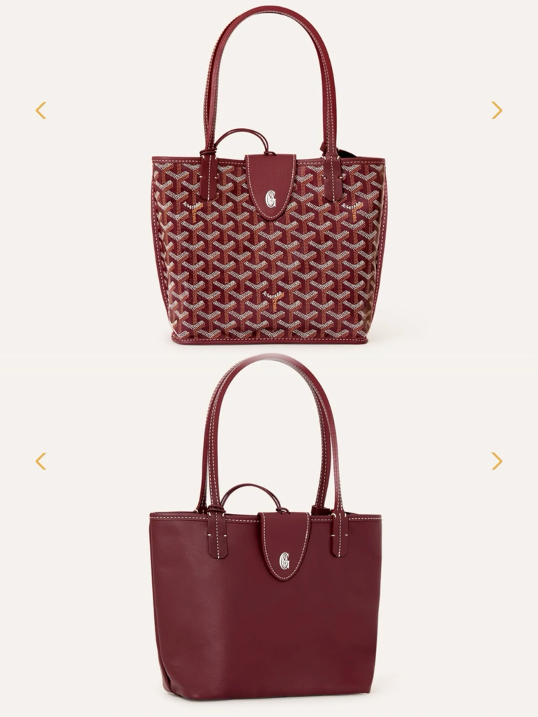 Goyard Anjou mini (手袋配有Croc Universel 皮革安全扣）