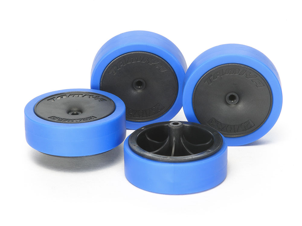 HARD LARGE DIA. LOW-PROFILE TIRE & CARBON WHEEL SET