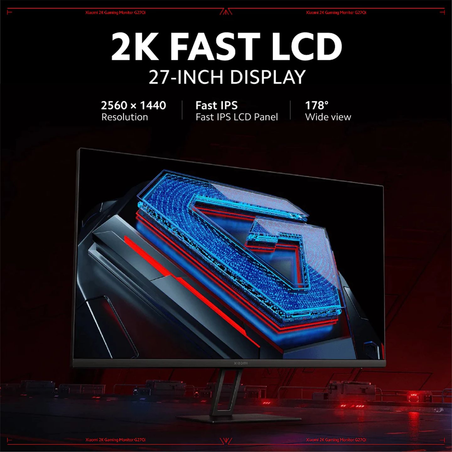 Xiaomi 27" G27Qi 2K Gaming Monitor 180Hz (ELA5597UK)
