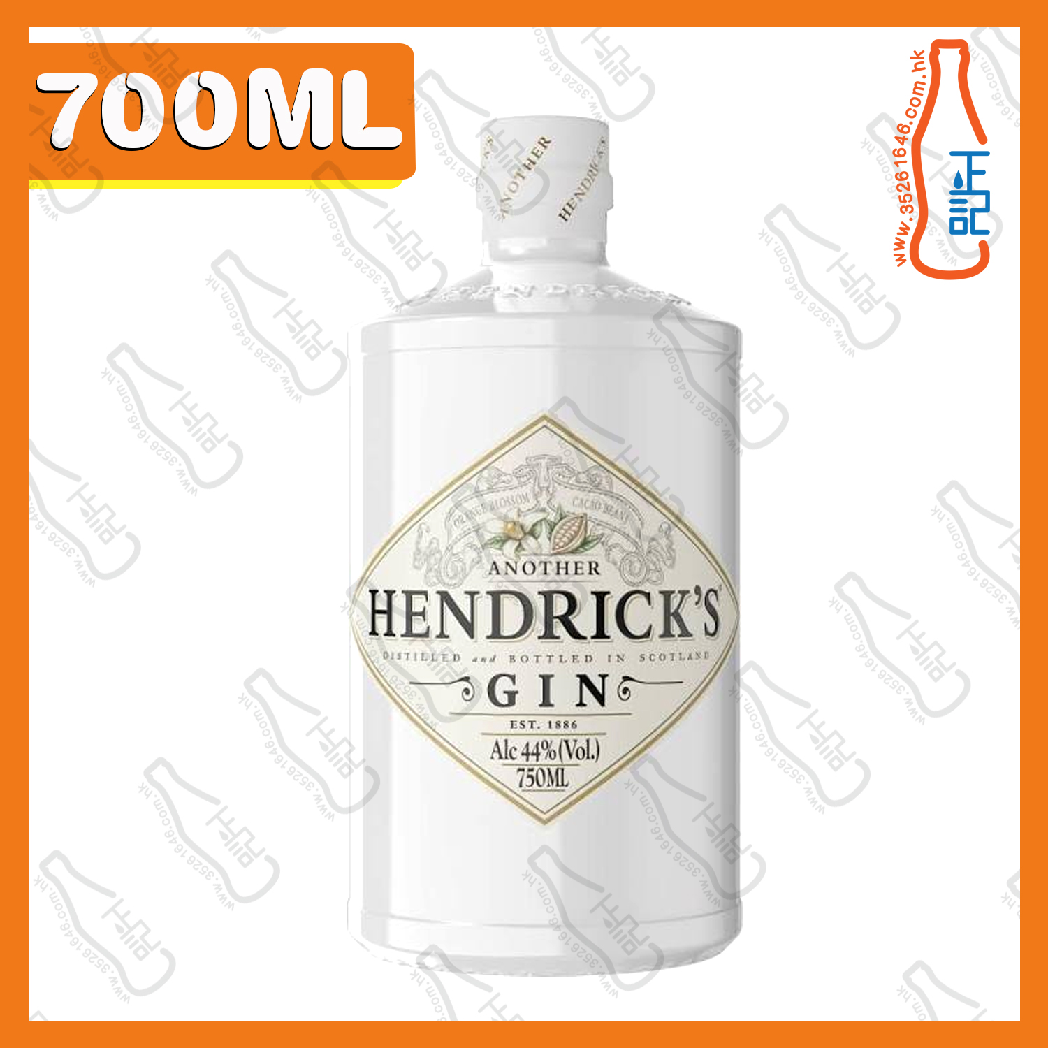 ==Hendrick ' s AnotherGin 亨利爵士 白橙花 琴酒 700mL /支