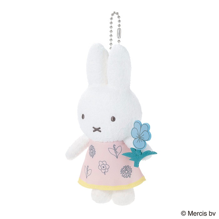 miffy bloom keychain 粉紅色