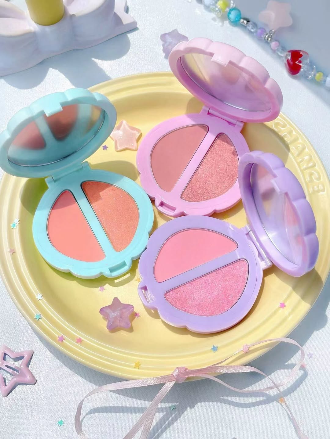 《Early Bird》Little Blush Palette 雙色胭脂｜Polly Pocket X dasique (26142-P）
