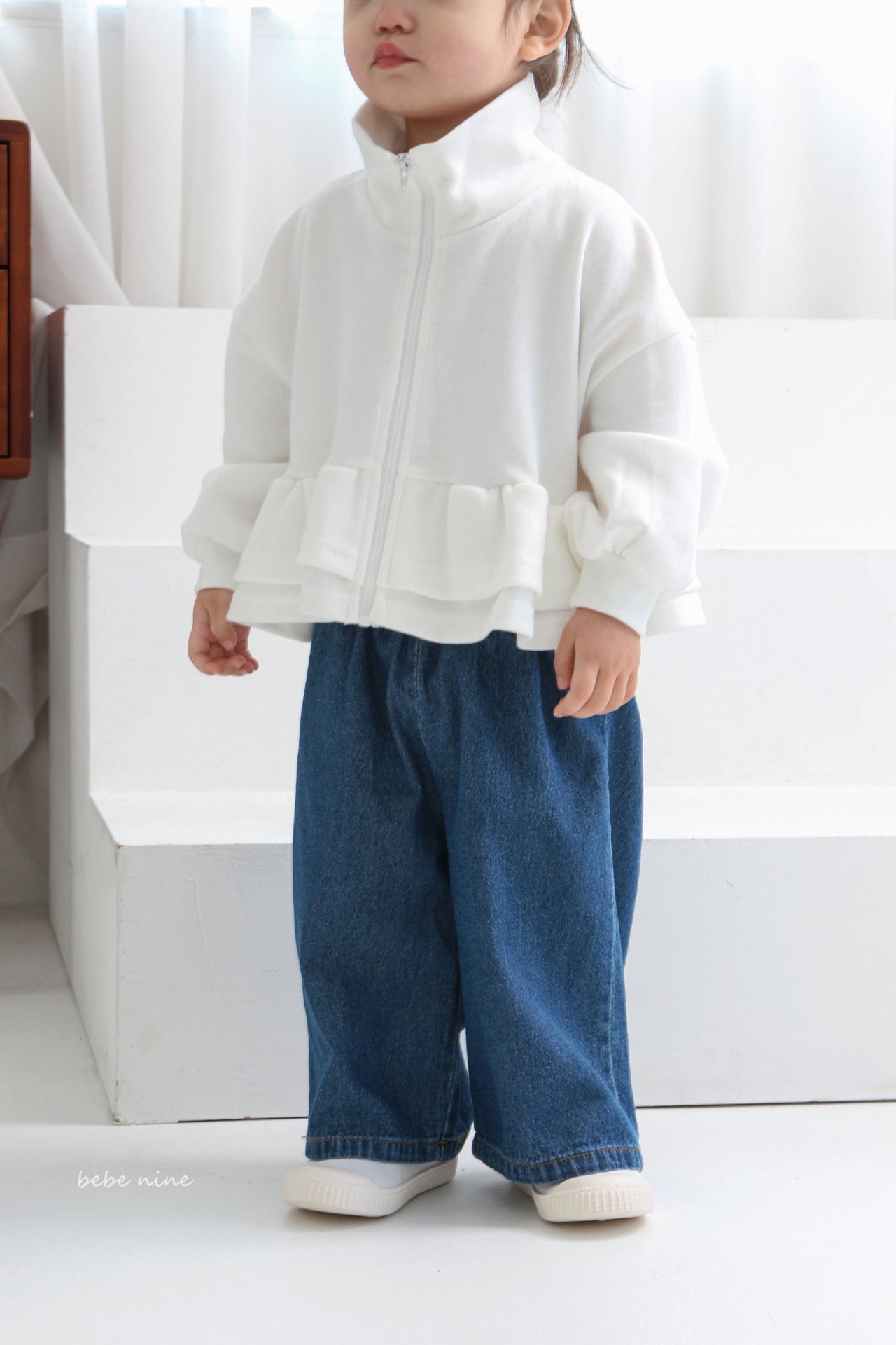 🌸預訂 韓國直送🌸🇰🇷Bebenine兩色日常寬鬆直腳牛仔褲