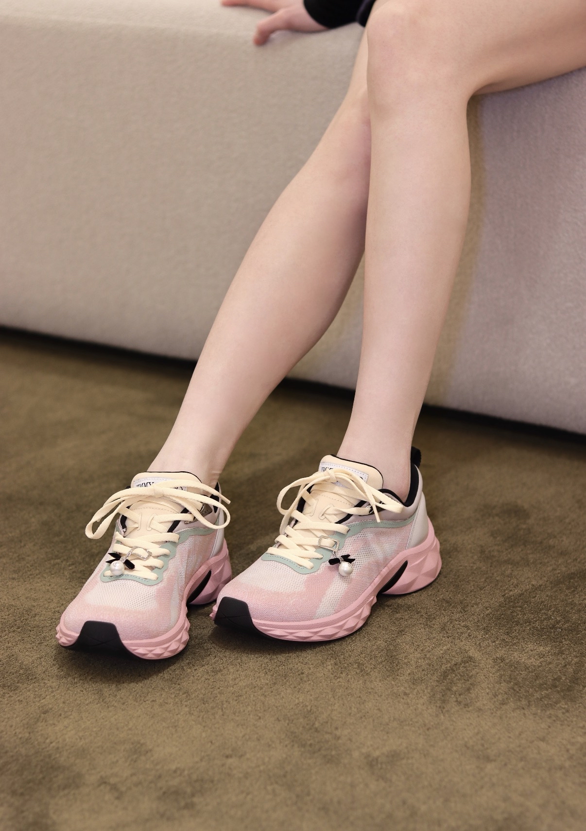 限時優惠✨新款🆕訂貨📮JIMMYCHOO Diamond Run F sneaker   Size 35-40/41