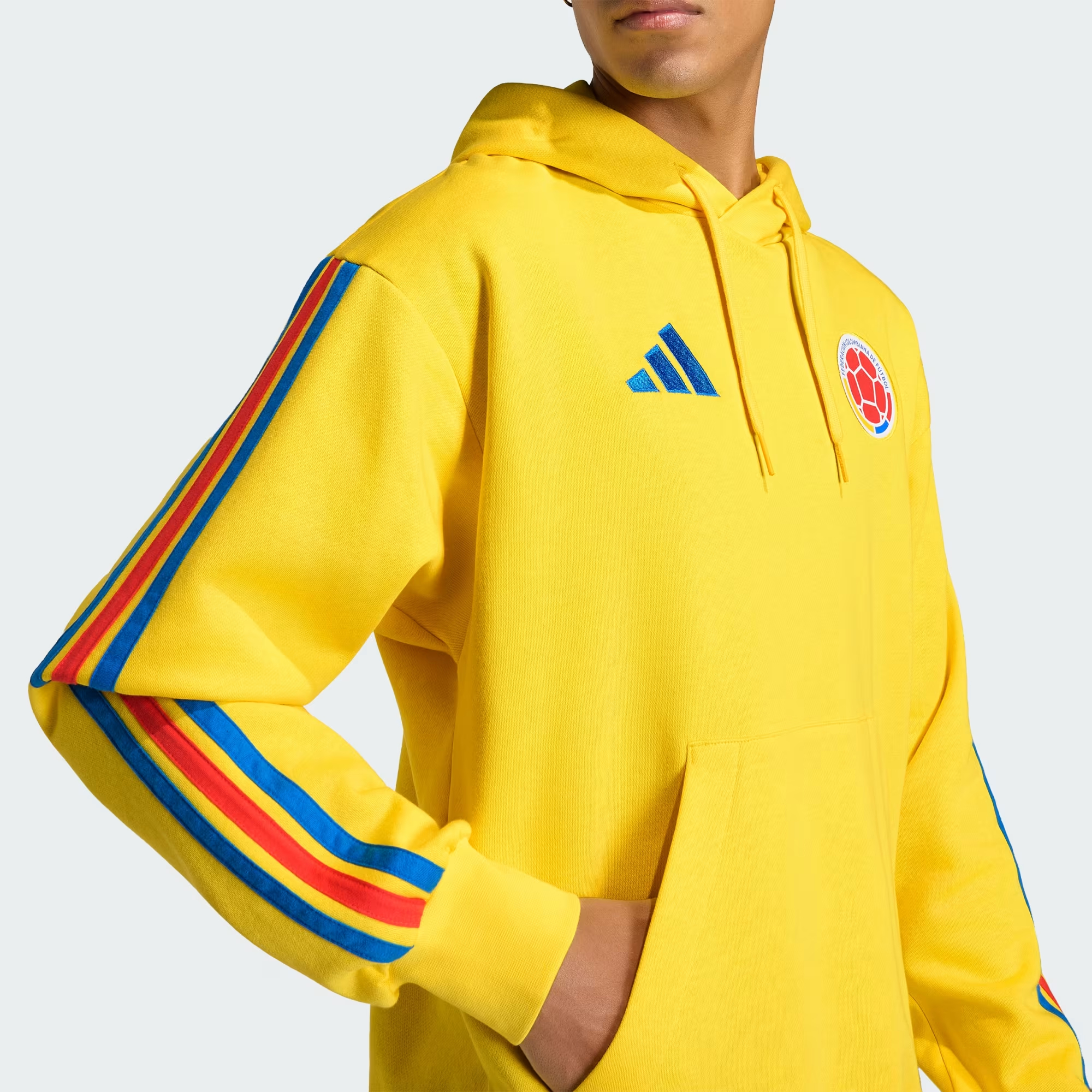 💛 Adidas Colombia 哥倫比亞DNA 刷毛連帽衛衣 JZ9061