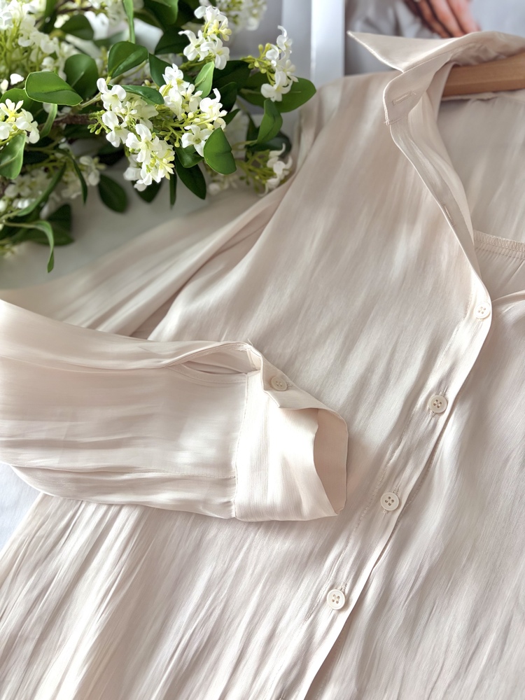 Silken Glow Shirt (Blue)