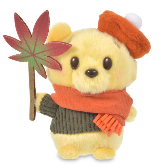 [訂購] [JDS] 🍁 秋日版「うるぽちゃちゃん」POOH 豆豉眼迷你毛公仔 {TF261021}