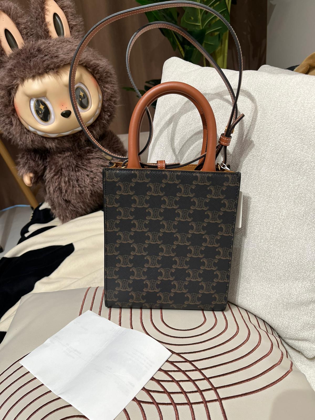 未使用品 Celine mini vertical cabas Tan 100%Authentic, Unused ✅澳門專門店收據23✅Dust bag