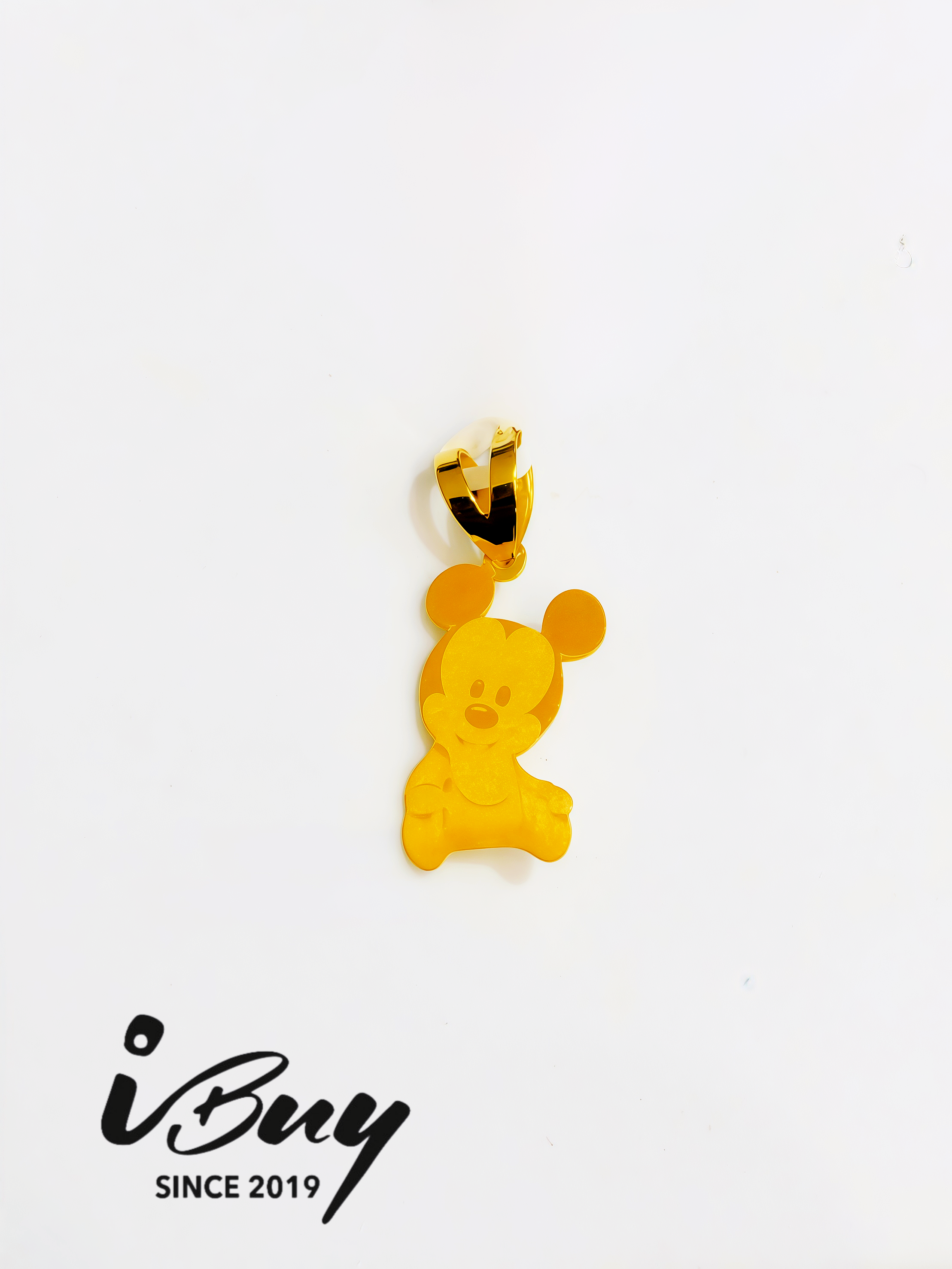 916 GOLD BABY MICKEY PENDANT 916 金 米奇宝宝吊坠