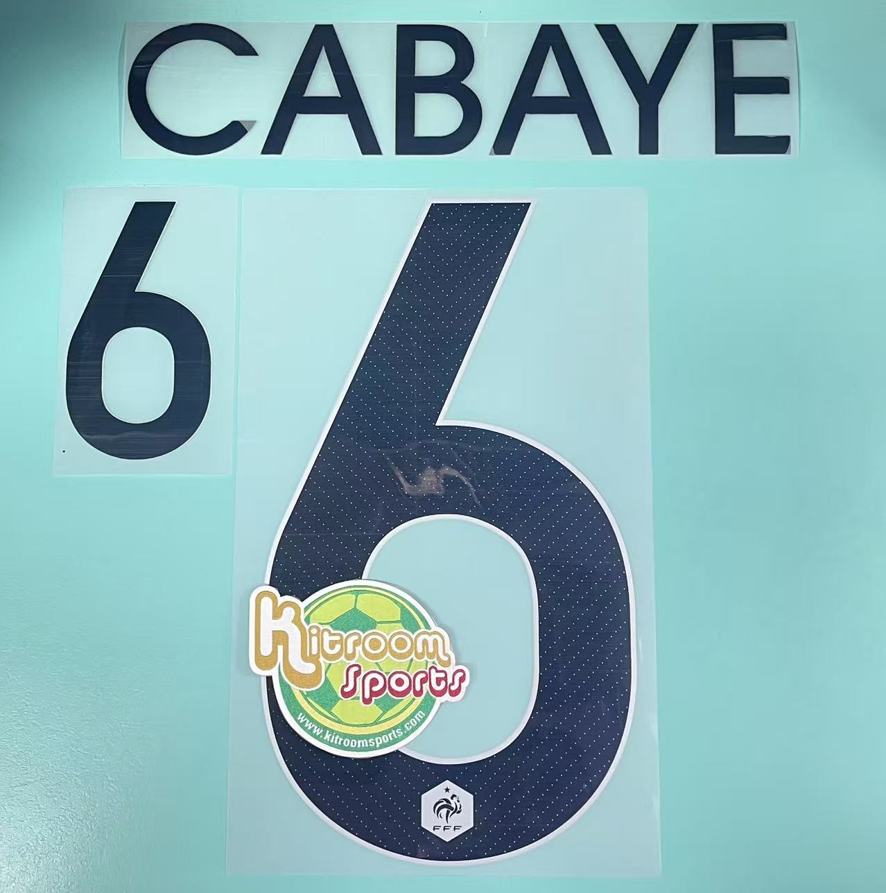 2014 France Away Nameset #6 CABAYE