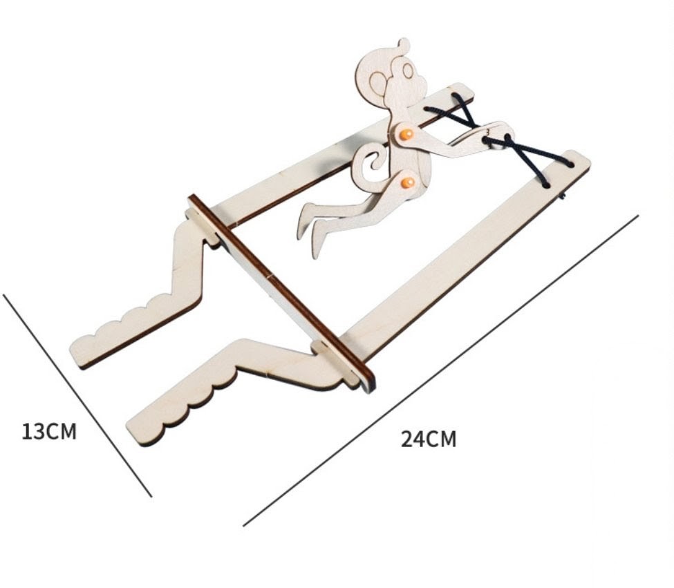 STEM科學實驗材料包-體操猴子能量轉化模型 (T357-29)  🚛 送貨方式請選(4)          
