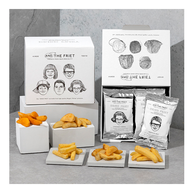 四月連線貨品 - 日本 AND THE FRIET 雜錦薯條 Gift Box 10袋入 25g x各2 