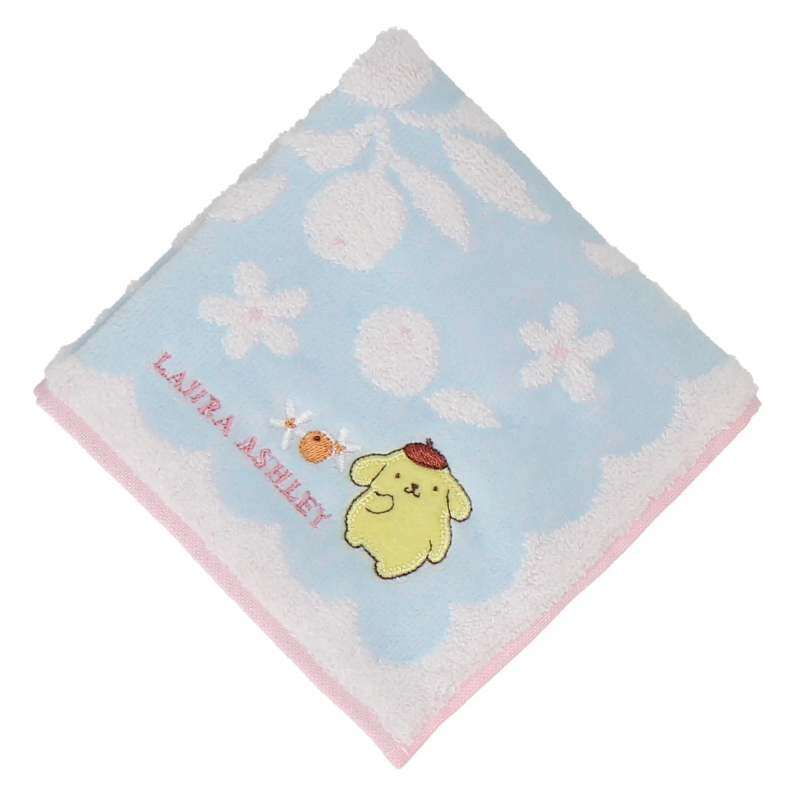 🎀【預訂】Laura Ashley x Sanrio Pompompurin 迷你毛巾 - A