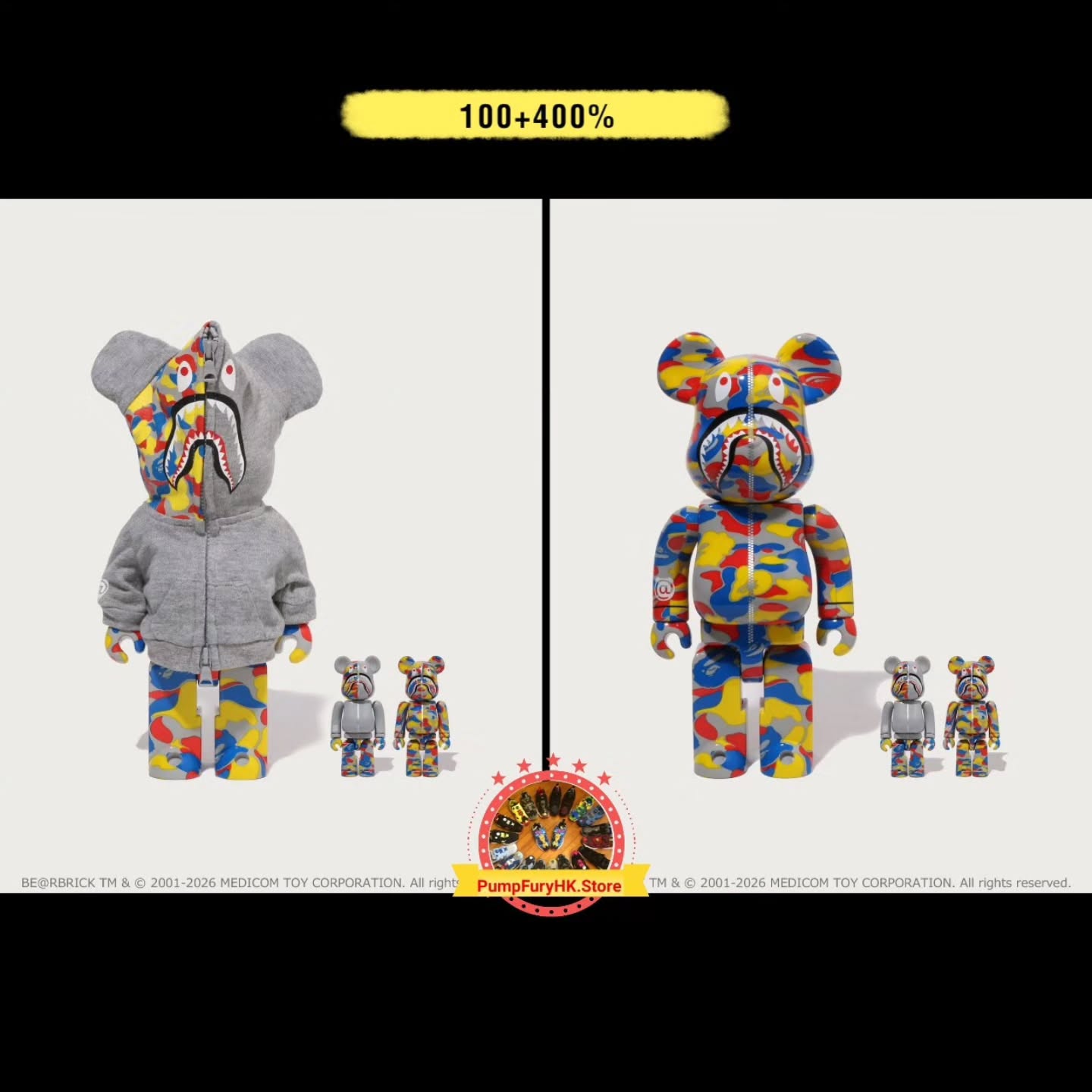 8.8 BAPE x BEARBRICK Collection **MESSAGE FIRST/先查詢貨存**