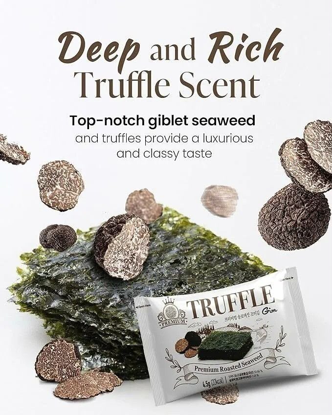 🇰🇷 韓國熱賣 TRUFFLE GIM｜頂級松露 x 酥脆海苔(4.5g x10包)