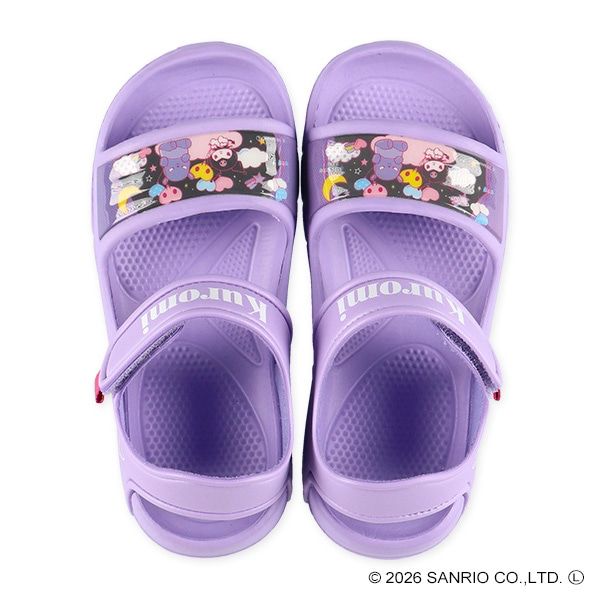 🇯🇵預訂 日本直送🇯🇵Kuromi圖案紫色涼鞋