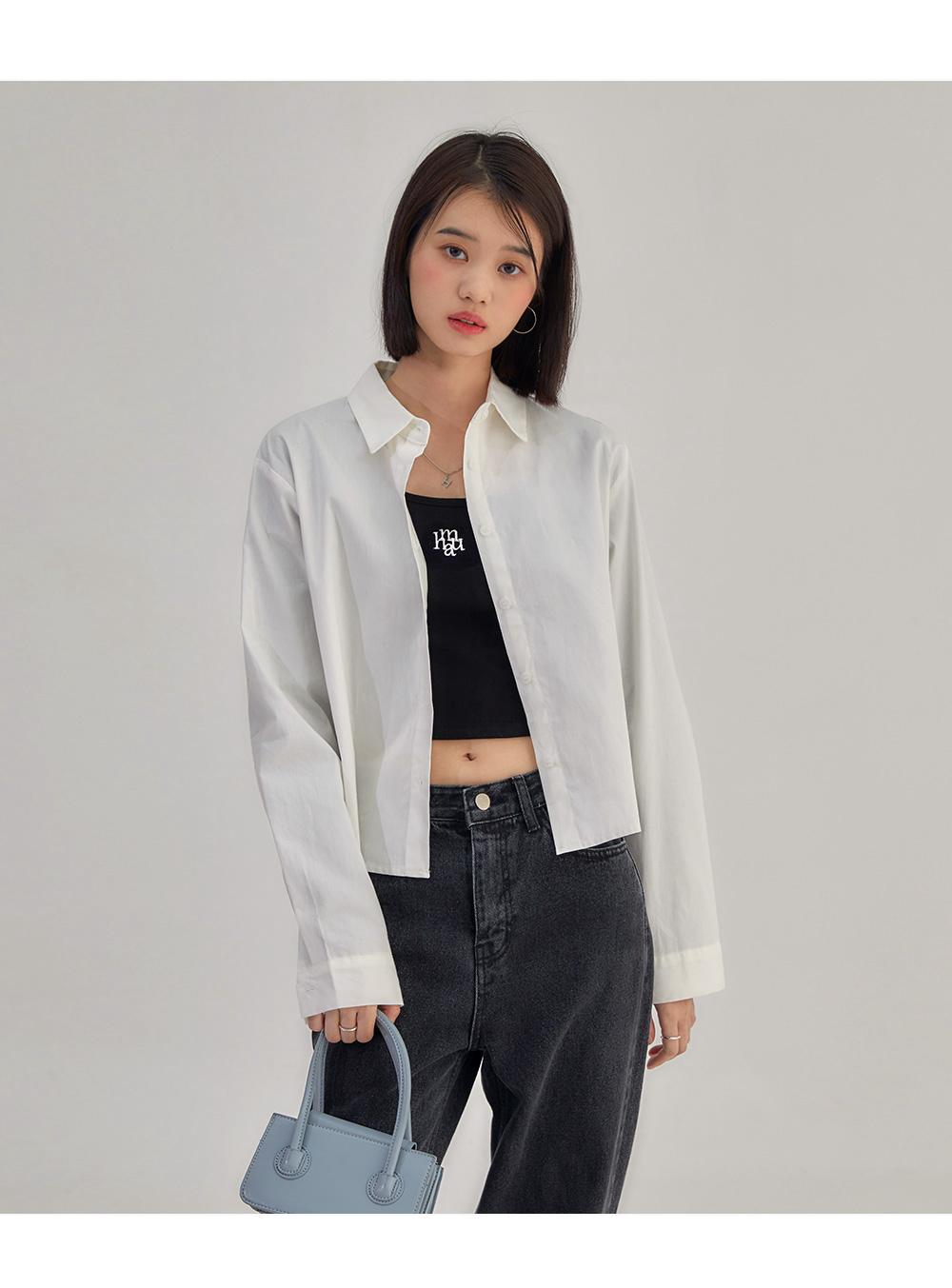 <預訂>🇰🇷MuahMuah Square Neck crop long sleeve