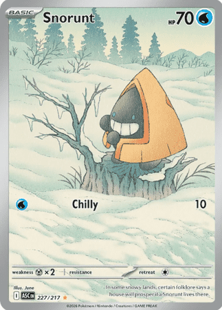 Pokemon TCG  Ascended Heroes - Snorunt-227/217