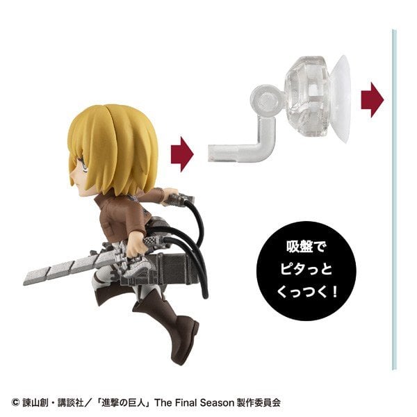 (預訂訂金 $100) (總價 $346) MegaHouse Tobimas 進擊的巨人 (原盒6盒) (1套6款) (行版)