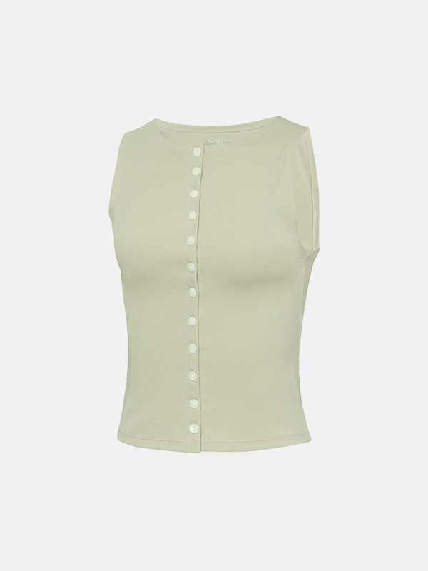 預購_Twelve Button Sleeveless by Grandeline