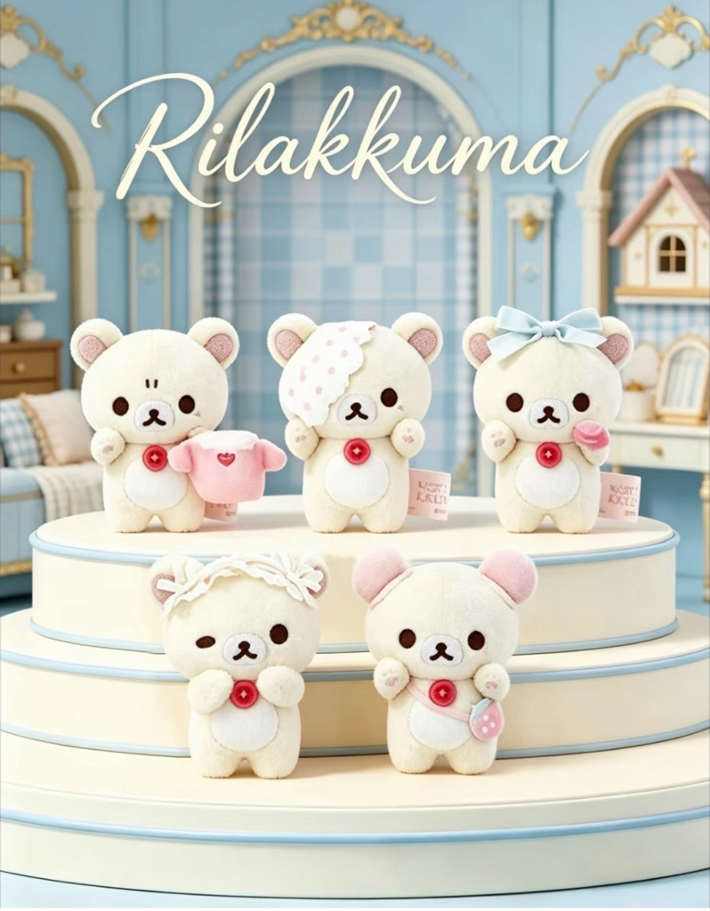 ［12月尾到貨]日本直送Rilakkuma鬆弛熊 熊妹系列