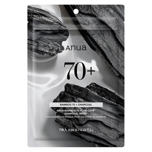 Anua 70+ 竹炭深入清潔毛孔修護面膜 7片裝