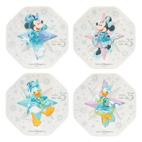 【預訂】DisneySea 25th Sparkling Jubilee - plate 4p