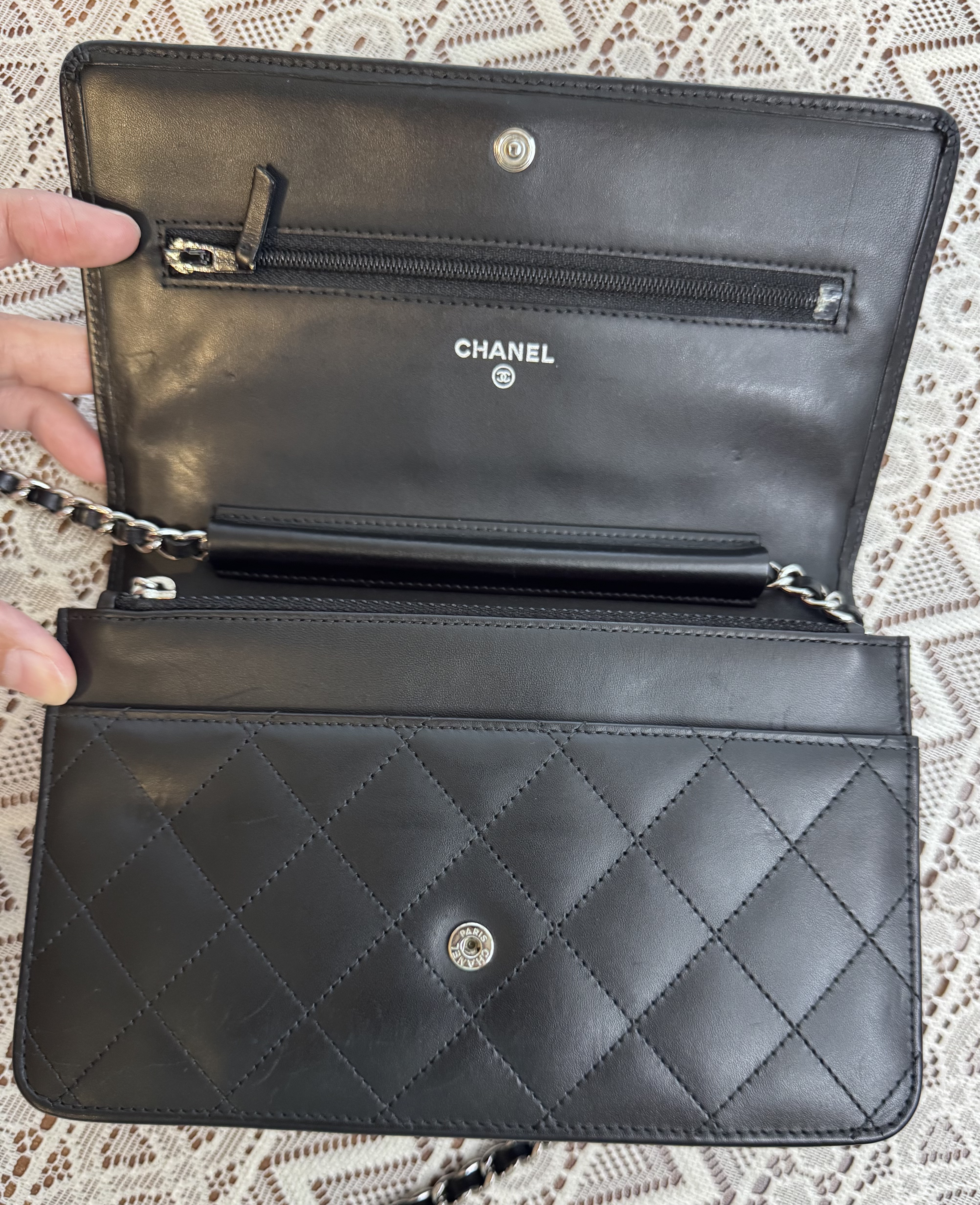Chanel Cambon Ligne Wallet on Chain