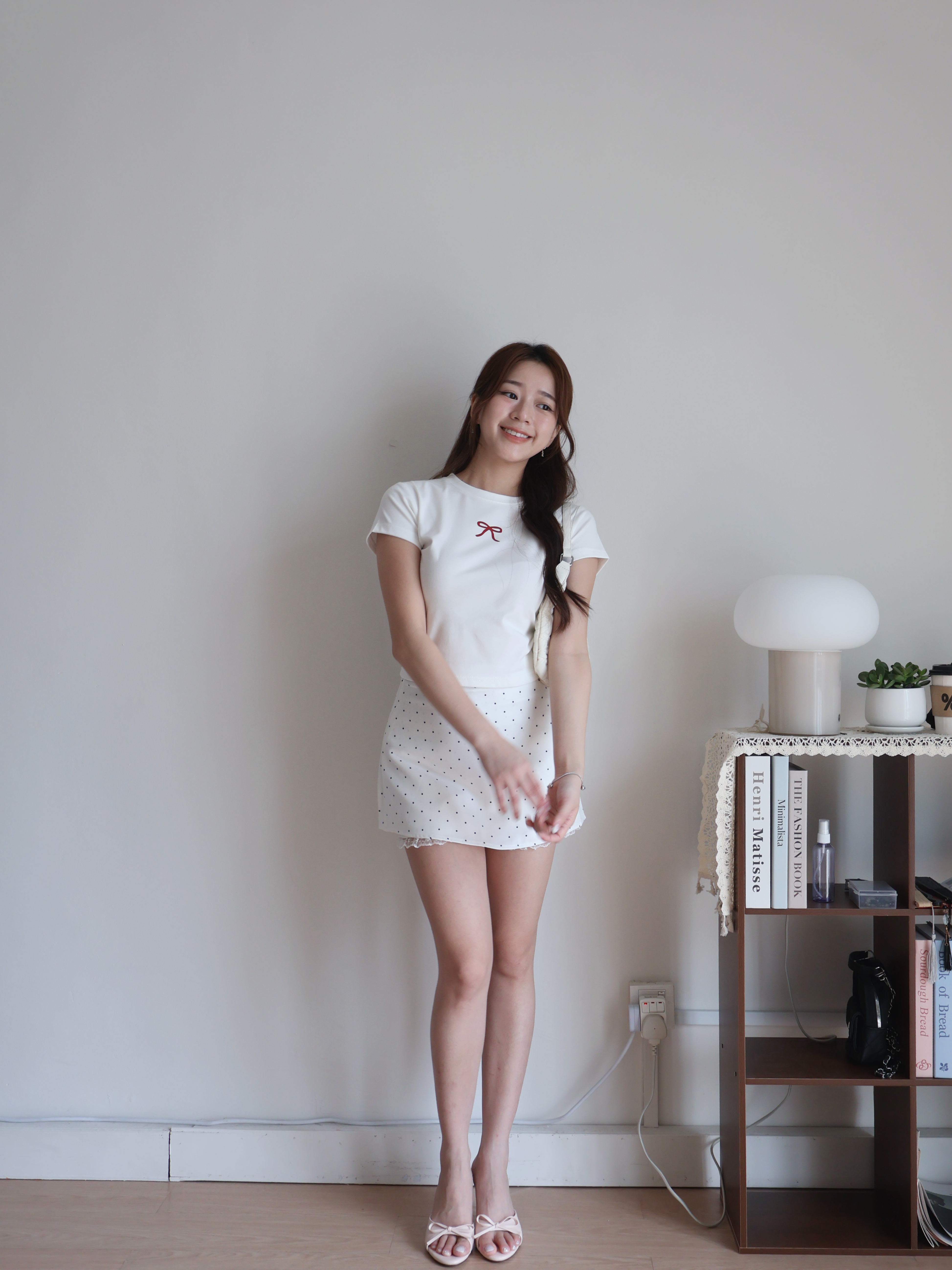 Evie Pokal Skirt | White