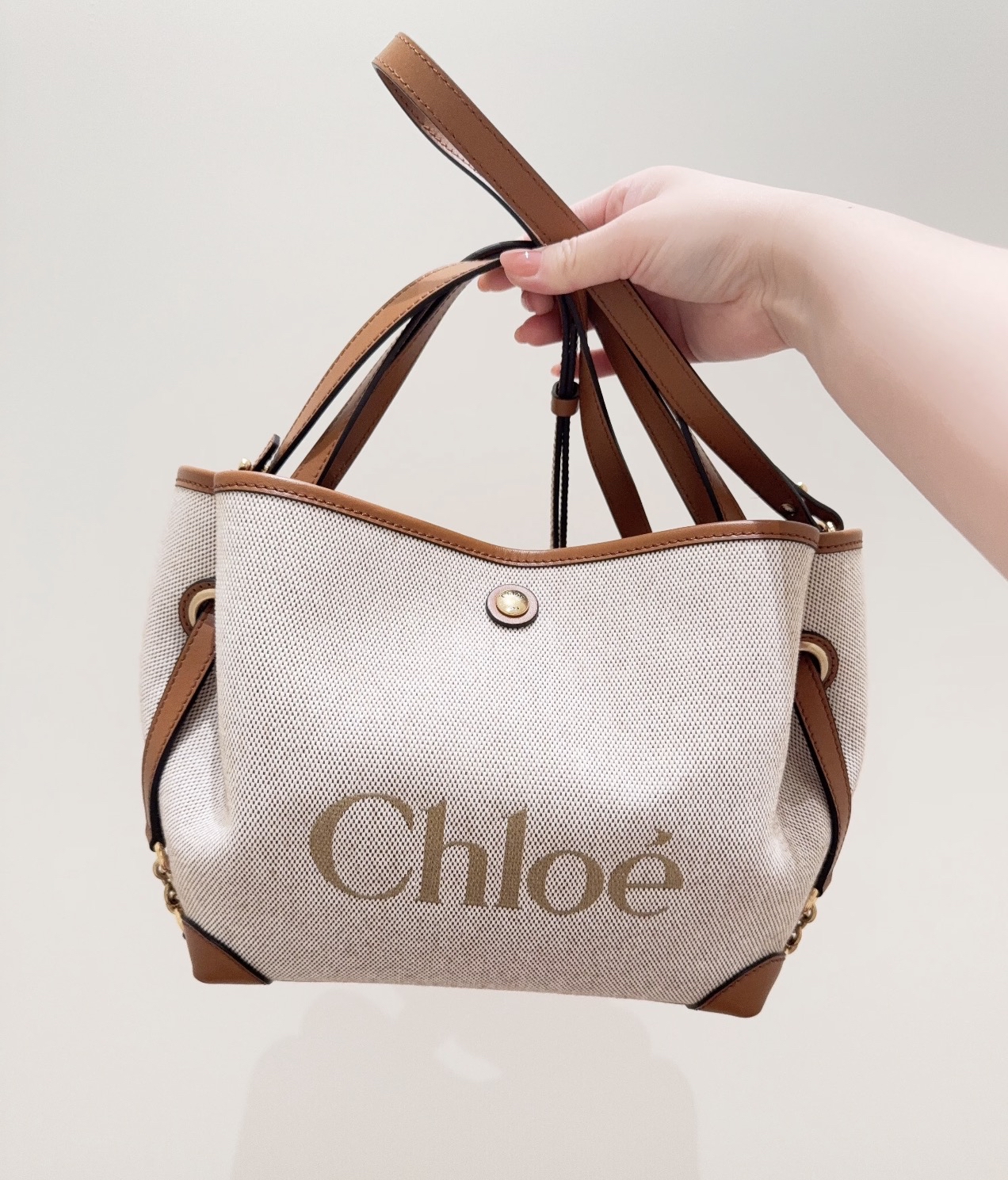 訂貨🍒 Chloe 新款 Clover Small 帆布袋 Size 33x19.5x12cm