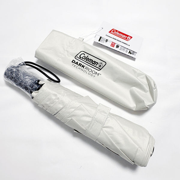 【4月預訂】Coleman x Lawson 白色自動開關縮骨遮