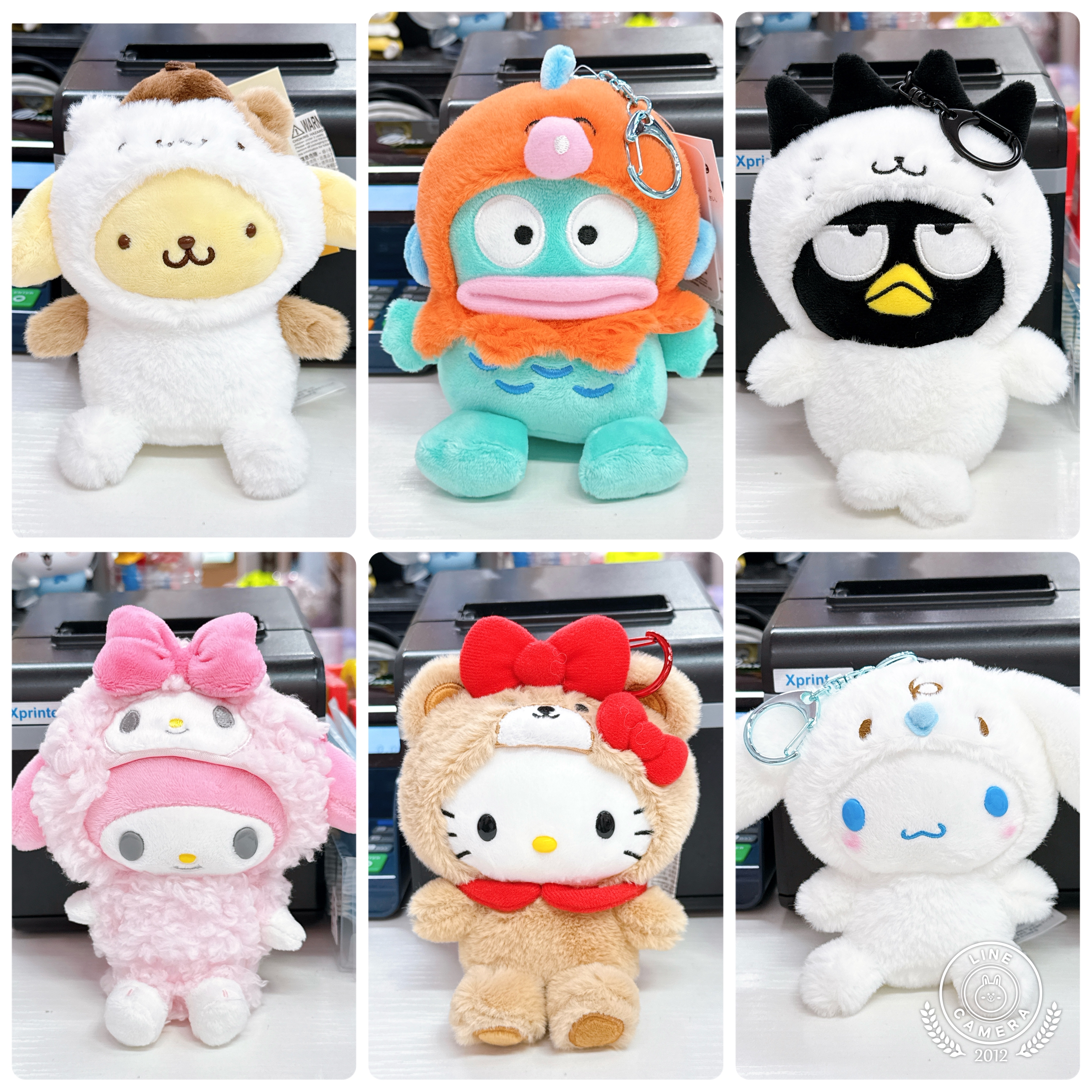 日本版Sanrio人物 扮朋友仔公仔掛飾