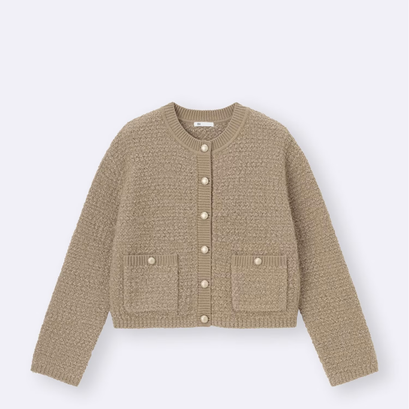 GU Tweed Knit Cardigan