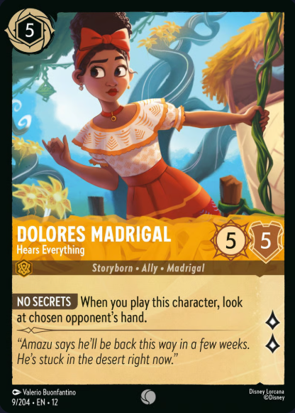 9/204 Dolores Madrigal – Hears Everything C