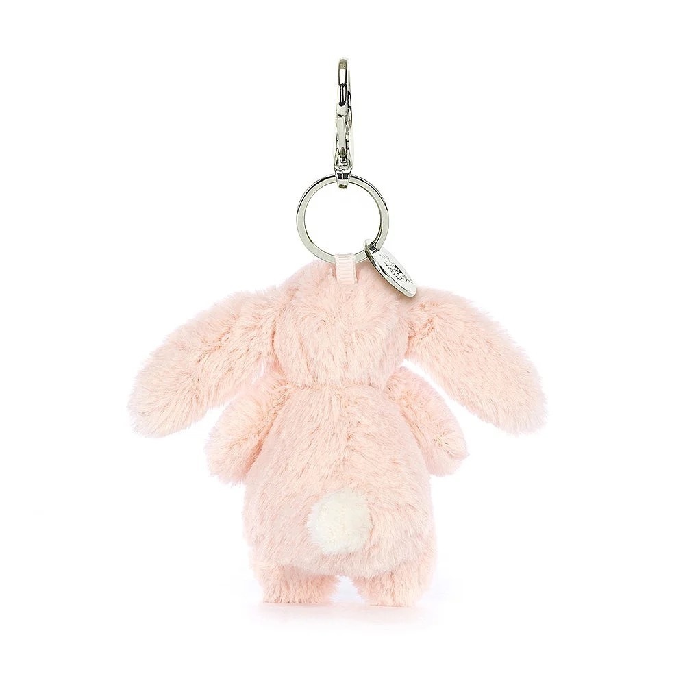 Jellycat Bashful Baby Pink Bunny Bag Charm h17cm 淺粉短腿兔兔鎖匙扣掛件